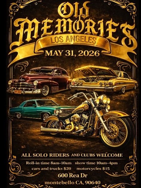 Old Memories Car And Bike Show flyer May 2026